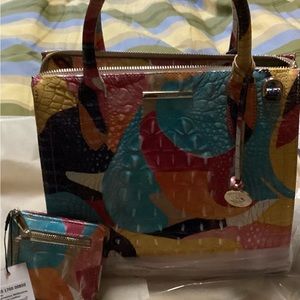 Brahmin purse and wallet set